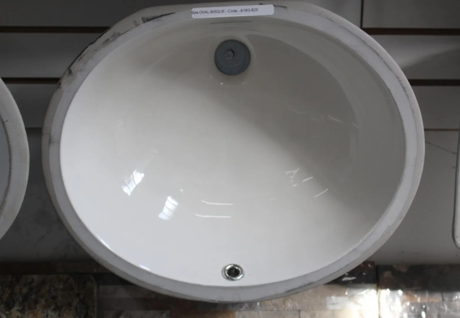 Sink Oval Vanity Sink - Bisque